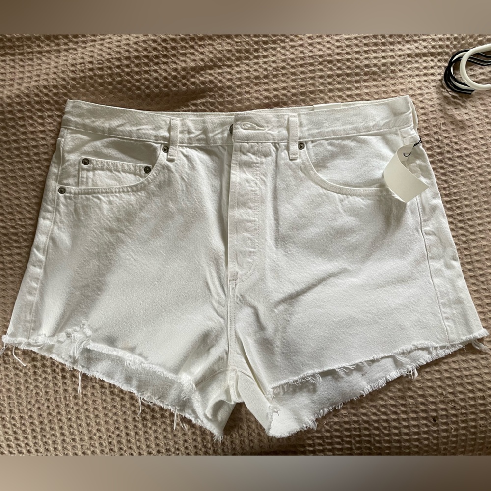 Aritzia The Ex-Boyfriend Denim Shorts